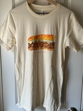 Bella Canvas Philadelphia Cheesesteak Watercolor Graphic T-Shirt - Medium